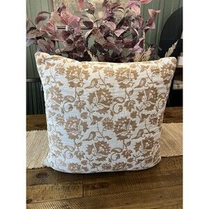 Printed Floral Dec Pillow Euro Brown - Threshold
